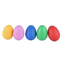 Plastic Percussion Maracas Shaker Musical Sound Egg Colorf