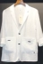 Mùa hè nam Hàn Quốc mỏng giản dị lanh nhỏ phù hợp với phần mỏng thoáng khí nam bảy điểm tay áo phù hợp với áo khoác thủy triều - Áo khoác đôi