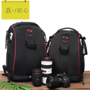 Vai túi máy ảnh Canon SLR túi máy ảnh máy ảnh chuyên nghiệp ba lô du lịch công suất lớn đa chức năng chụp ảnh chống trộm - Phụ kiện máy ảnh kỹ thuật số