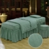 Cao cấp bông chéo denim bedspread vẻ đẹp massage vẻ đẹp dầu gội salon gia đình giường đơn giản bốn đặc biệt custom-made - Trang bị tấm ga trai giuong cho spa Trang bị tấm