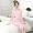 Váy ngủ cotton không tay dễ thương Bộ đồ ngủ nữ bằng lụa cotton mùa hè phiên bản Hàn Quốc của chiếc váy ngọt ngào lỏng lẻo - Đêm đầm