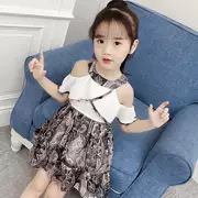Thương hiệu cao cấp phiên bản giới hạn mới cho bé gái mùa hè Quần áo trẻ em Hàn Quốc Váy trẻ em nước ngoài Váy voan mùa hè - Khác