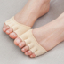 Nửa lòng bàn tay vớ ngón tay thoáng khí khử mùi sợi tre vớ cotton pad phần mỏng cao gót của phụ nữ nông miệng vớ ngón chân vô hình Vớ sợi tre