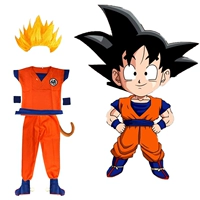 Dragon Ball, детский костюм для взрослых, парик, детская одежда, косплей