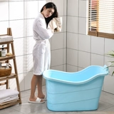 Большая детская пластиковая ванна, термос для купания с сидением