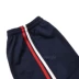 Tùy chỉnh bông siêu mỏng sâu Tây Tạng màu xanh lá cây đồng phục học sinh quần đặt với trắng đỏ thẳng quần chân sinh viên trung tính quần chạy kích thước lớn