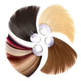 Волосы парикмахерской для волос тестовый цвет волос батончики лучка волос, окрашенные волосы парики парики оптом