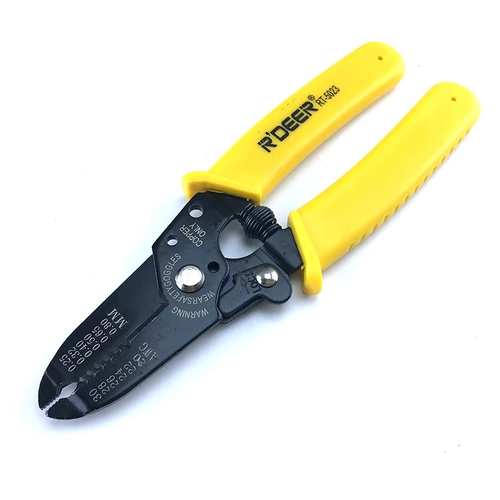 Летающие оленя RT-5023 Электрик, разделенные проволочные щипцы, очищающие зажимные зажимы зажимы, зажимы Маленькие отверстия 0,25-0,8 мм/Устройство скинга