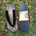 Dép đi bè của nam giới người đàn ông Nhật Bản của flat đầu vuông giày gỗ mùa hè board dép giày thủy triều Dép