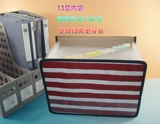 Японский стиль ветровой пианино папка с многослойной папкой A4 Теста организует сумку A5 Счет Счет папки Домашняя папка дома
