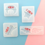 Брелок для взрослых ручной работы, силиконовая форма, с медвежатами, DIY, кот