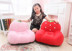 Strawberry phim hoạt hình trẻ em bé nhỏ sofa sofa beanbag vườn ươm sắp xếp di động và có thể giặt đệm tatami - Ghế sô pha giường gấp thành ghế sofa Ghế sô pha