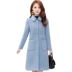 Mùa thu và mùa đông phụ nữ mới giả áo len lông chồn giữa chiều dài của mẹ phụ nữ áo len cashmere hai mặt - Trung bình và dài Coat