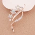 Hàn Quốc rhinestone lưu ý trâm cài phụ nữ áo len pin khăn choàng khóa hoang dã áo len lắp ráp trang sức phương tây - Trâm cài