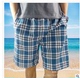 Mùa hè kẻ sọc mới nhiều màu cotton đa công cụ dụng cụ thời trang cộng với phân bón XL của nam giới quần short giản dị quần sooc nam Quần làm việc