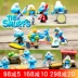 Xuất khẩu sang Tây Ban Nha Hoạt hình cổ điển Smurf búp bê chơi nhà đồ chơi Cảnh đồ chơi chủ đề