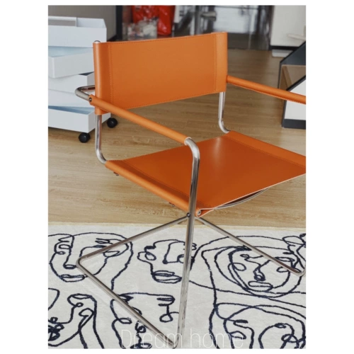 Мечта дома средневековья г -н Стул Стул из нержавеющей стали Стул Труба Современный простой базовый музей Баухаус