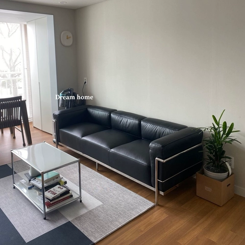 Dream Home Baohos Средний стиль простые современные гостиные студии ins blogger тот же кожаный диван