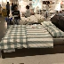 Đặc biệt tháng 7 IKEA Amy Luta Chăn bông nguyên chất (xanh không có tấm) mua trong nước - Quilt Covers 	chăn phao giá rẻ Quilt Covers