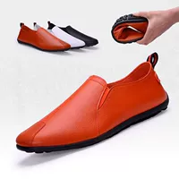 Giày nam mới thường dùng giày đậu Hà Lan Giày mùa thu nam bình thường thương hiệu giày nam bán buôn giày nhỏ thấp để giúp đặt chân giày xtep