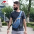 Hàn quốc phiên bản của xu hướng của túi Messenger giản dị túi ngực nam giới và phụ nữ đi du lịch thể thao cưỡi túi Messenger vai túi túi xách elly Túi vai đơn