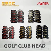 Golf irons đặt câu lạc bộ HONMA đặt người đàn ông và phụ nữ mô hình headgear vật liệu PU vàng thêu BERES mũ