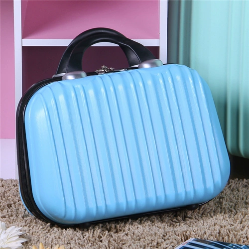 Маленький косметический портативный ящик для хранения для путешествий, сумка, барсетка, коробка, вместительный и большой чемодан, 14 дюймов