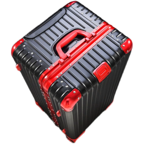 Металлический вместительный и большой чемодан, алюминиево-магниевый сплав, увеличенная толщина, 30 дюймов, 32 дюймов, популярно в интернете