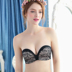 Strapless bra thu thập sự an tâm của non-slip wedding dress vô hình đồ lót áo ngực mùa hè phần mỏng ống top nửa cup Now Bras