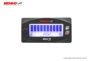 KOSO MINI 3 đồng hồ đo nhiên liệu màn hình LCD kỹ thuật số đồng hồ đo lưu lượng đèn nền màu trắng giá đỡ đồng hồ đo đèn trợ sáng xe máy chính hãng