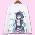 Phim hoạt hình anime về áo phông Hatsune Miku hai nhân dân tệ cổ tròn in áo sơ mi nam dài tay mùa thu nam hình dán sticker Carton / Hoạt hình liên quan