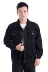 Mùa xuân và mùa thu denim jacket top trung niên của nam giới thường áo khoác trung niên ve áo dài tay dụng cụ đầu máy phù hợp với áo khoác jean Áo khoác