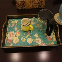 Деревянная прямоугольная чашка, фруктовый журнальный столик, в американском стиле