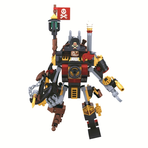 Wei Le Building Детская головоломка институт, ставя здание Bing Toy Toy Seam Times Series Warrior 8040