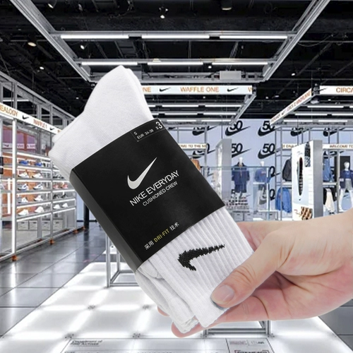 Nike Мужчины и женщины универсальная средняя длинная трубка хлопка -ограниченные временные скидки