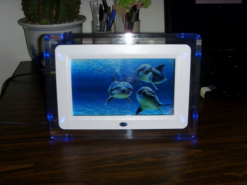 Цифровая электронная фоторамка, 7 дюймов, 7 дюймов, подарок на день рождения