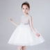 Váy bé gái mùa hè 2019 mới siêu ngoại trẻ em váy trắng công chúa váy bé gái váy xòe - Váy Váy