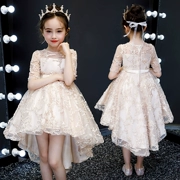 Trang phục trẻ em công chúa váy catwalk hoa cô gái piano trang phục cô gái váy cưới dấu vết chủ nhà buổi tối mùa hè - Váy trẻ em