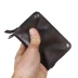 Thông tin chính da rám nắng khóa da lớp trên cùng ví da túi thẻ da lau tay retro trường hợp khóa - Trường hợp chính bóp nữ mini Trường hợp chính