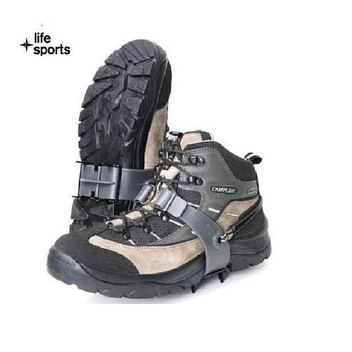 Портативные сверхлегкие нескользящие коньки, альпинистские бахилы подходит для пеших прогулок для детей и взрослых