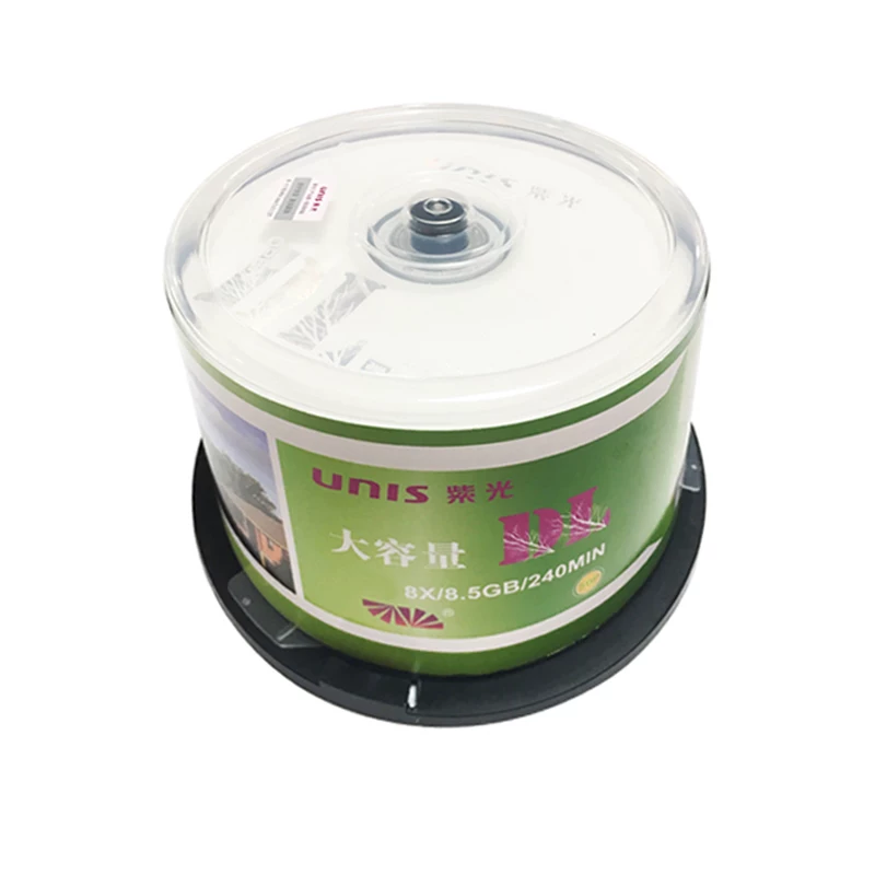 Диск Unis/Tsinghua Unisplendour 8.5G, записывающий диск D9, DVD+DL8G, диск 10, диски большой емкости (пустые)