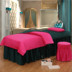 Vẻ đẹp giường bao gồm bốn bộ gói đôi chính tả ab phiên bản tinh thể nhung ấm massage dầu gội giường sản phẩm hoa hồng đỏ chính tả màu xanh đậm Trang bị tấm