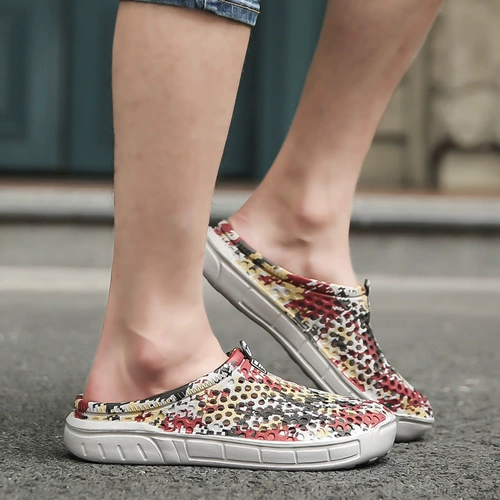 Li Ning, летние напяточники, босоножки, тапочки в стиле Crocs, мюли, закрытый носок