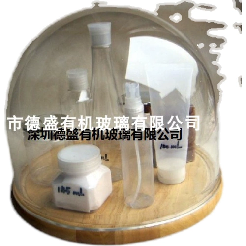 Акриловый сферический стенд из оргстекла, коробка, пылезащитная крышка, сделано на заказ