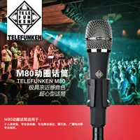 Telefunken American Delufeng Gen M80 M81, держащий микрофон, поющий и записывает микрофон