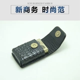 Зажигалка ручной работы, модный универсальный защитный чехол, крокодил, из натуральной кожи, защита при падении