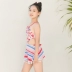 5-9 tuổi Thời trang Hàn Quốc cho bé gái lớn tắm nước nóng mùa xuân phù hợp với bé gái dễ thương Xiêm nữ áo tắm trẻ em nữ - Bộ đồ bơi của Kid