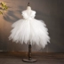 Cô gái Trang phục Piano White Swan Công chúa Tutu Mô hình đi bộ Hoa