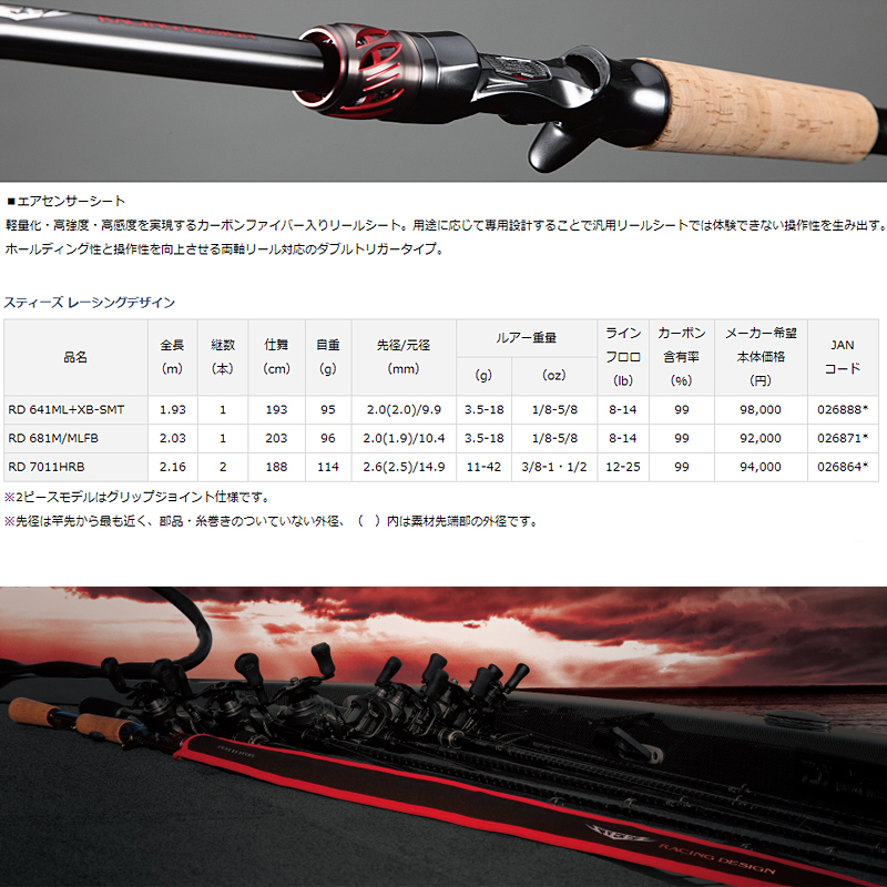 daiwa steez racing design