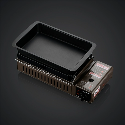 Qianshi Barbecue Plant Card -Тип печи на открытом воздухе Небольшая портативная газовая печь Мини барбекю Газовая печь Дом